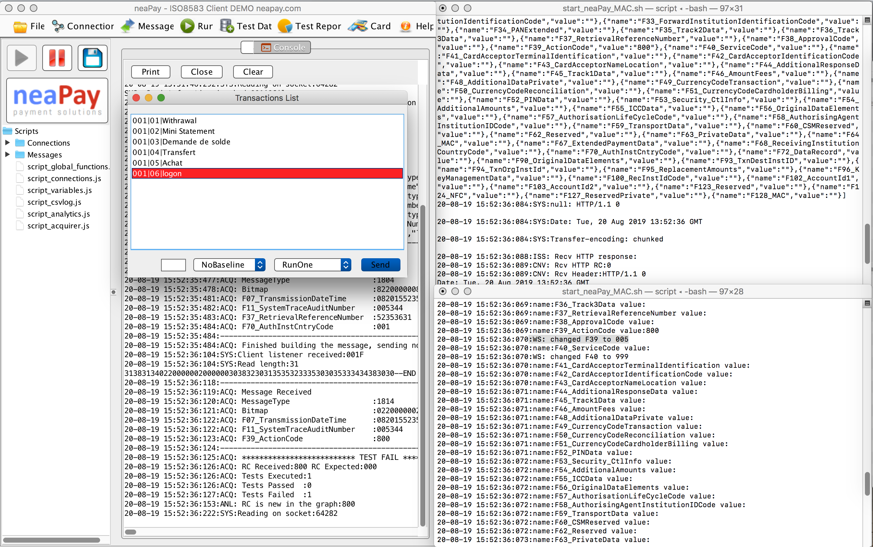 ISO8583 Message Converter JSON and XML interface specification mapping